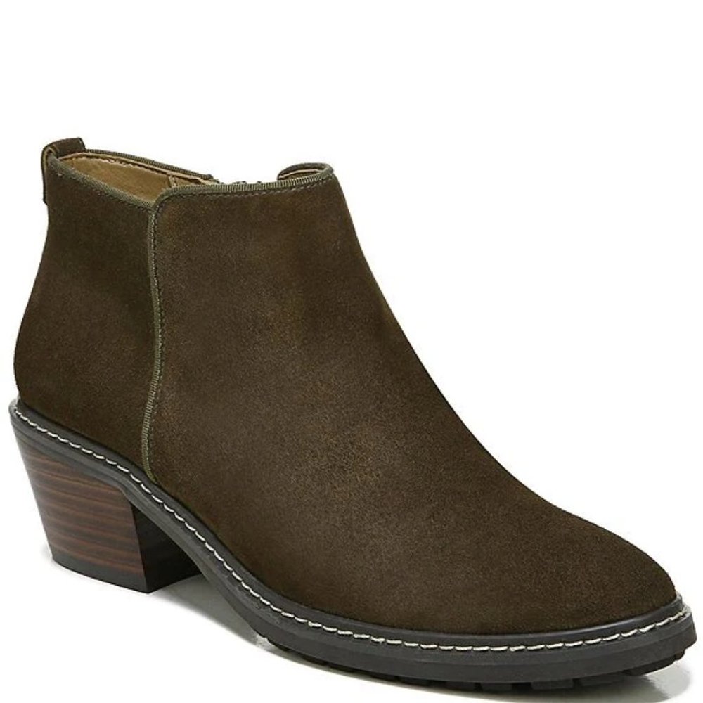 Sam Edelman Pryce Suede Waterproof Boots - Alpine Green